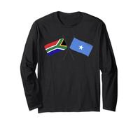 Afrique du Sud Somalie Crossed Flags South African Somali Manche Longue