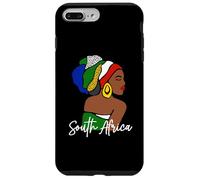 Afrique du Sud Tribal Boho Ethnique Heritage Noir Femme Coque pour iPhone 7 Plus/8 Plus