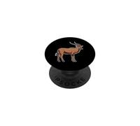 Afrique et Animaux Marins - Antilope de Sable PopSockets PopGrip Adhésif