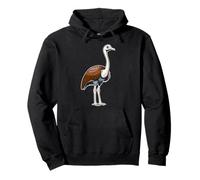 Afrique et Animaux Marins - Autruche Sweat à Capuche