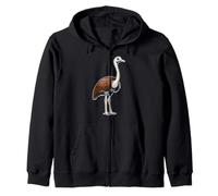 Afrique et Animaux Marins - Autruche Sweat à Capuche