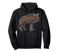 Afrique et Animaux Marins - Gnous Sweat à Capuche