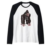 Afrique et Animaux Marins - Gorille géant Manche Raglan