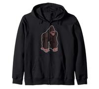 Afrique et Animaux Marins - Gorille géant Sweat à Capuche