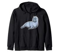 Afrique et Animaux Marins - Lion de mer Sweat à Capuche