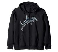 Afrique et Animaux Marins - Requin Marteau Sweat à Capuche