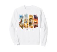 Afrique girafes, Lions et Savane - Vacances Afrique Sweatshirt