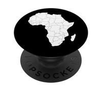 Afrique Pays Afrique Carte PopSockets PopGrip Adhésif