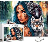 Afrique Puzzle 4000 Pièces Adultes, Grand Bois Puzzle Animal Motif Désign, 141x87cm Jigsaw Bricolage Artisanat 14 Ans Activité Familiale Emballage Cadeau pour Decoration Murale Maison Chambre,Model191