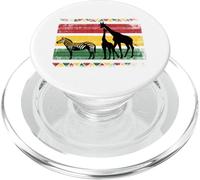 Afrique Safaritour Animaux Africa Five Vacances Nature PopSockets PopGrip pour MagSafe