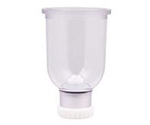 Afriso cuve de filtre 20257 version courte, avec drain, plastique