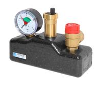 Afriso groupe de fusibles de chaudière 77938 3 bars, avec isolation