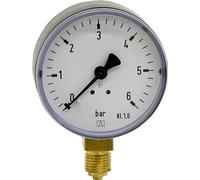 'AFRISO Manomètre R 1/4 Radial Plage de mesure : 0-25 bar Boîtier Diamètre : 63 mm