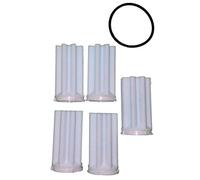 Afriso Siku Lot de 5 filtres à mazout avec joint torique, 50-75 µm