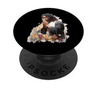 Afro-Américain Chrétien Dieu Noir Roi Amour Mélanine Jésus PopSockets PopGrip Adhésif