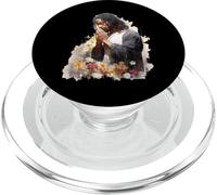 Afro-Américain Chrétien Dieu Noir Roi Amour Mélanine Jésus PopSockets PopGrip pour MagSafe