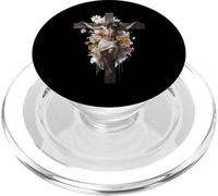 Afro-Américain Chrétien Dieu Noir Roi Amour Mélanine Jésus PopSockets PopGrip pour MagSafe