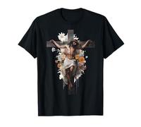 Afro-Américain Chrétien Dieu Noir Roi Amour Mélanine Jésus T-Shirt