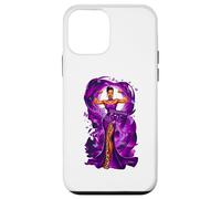 Afro-Américaine Femme Noire Lupus Guerrier Violet Ruban Maman Coque pour iPhone 12 Mini