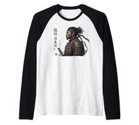 Afro American Samurai Black History Month African Roots Manche Raglan