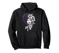 Afro Belle Femme Noire Afrique Culture et Traditions Beauté Sweat à Capuche
