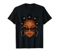 Afro Black Women Melanin Queen Black Pride Culture Africaine T-Shirt