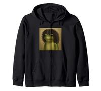Afro Curly Volume années 70 Grenouille Bizarre Bob Coupe de Cheveux Meme Sweat à Capuche