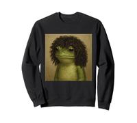 Afro Curly Volume années 70 Grenouille Bizarre Bob Coupe de Cheveux Meme Sweatshirt
