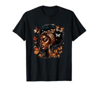 Afro Femme Papillon Harmonie Art Style T-Shirt