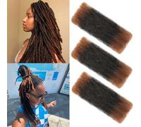 Afro Kinky Curly Braiding Bulk Hair For Mini Twists Afro Kinkys Bulk Synthetic Hair Cuban Twist Hair Soft Locs Micro Spring Twist For Dreadlocks Loc Repair (T30#, 14 Inch (Pack of 3))