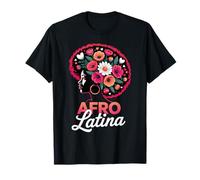 Afro Latina Femmes Latines Africaines Latino Mois du patrimoine latino T-Shirt