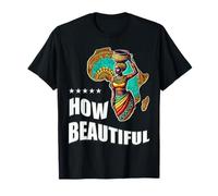 Afro Mom, Proud Black Mther, African Mama, Carte de l'Afrique T-Shirt