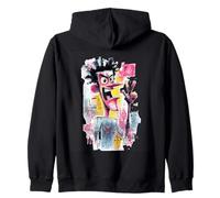 Afro Peace Graffiti Pop Portrait Personnage Art Graphique Homme Sweat à Capuche