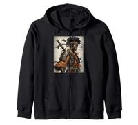 Afro Samurai Vintage Retro Anime Style Sweat à Capuche