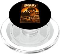Afro Soul Music Black Queen DJ Groovy années 70 Funk Disco PopSockets PopGrip pour MagSafe