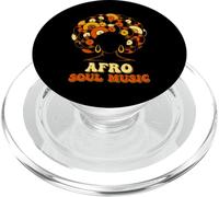 Afro Soul Music Vinyl Retro années 70 80 Funk Disco Dance PopSockets PopGrip pour MagSafe