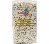 AFROASE Haricots Blancs Secs - Légumineuses Naturelles 1 kg | Sans additifs, riches en protéines végétales - idéaux pour cassoulet, soupes et ragoûts
