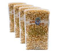 AFROASE Maïs à Popcorn - 1 x 1 kg (Lot de 4)
