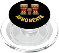 Afrobeats Music African Vibes Drums Illustration PopSockets PopGrip pour MagSafe