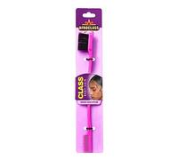 AFROCLASS - Brosse Class baby hair double tête peigne bordure edge ROSE
