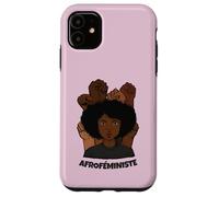 Afroféministe - Féminisme Idée Égalité Droits Femme Noire Coque pour iPhone 11