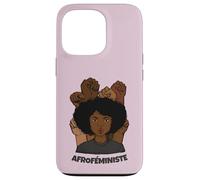 Afroféministe - Féminisme Idée Égalité Droits Femme Noire Coque pour iPhone 13 Pro