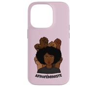 Afroféministe - Féminisme Idée Égalité Droits Femme Noire Coque pour iPhone 14 Pro