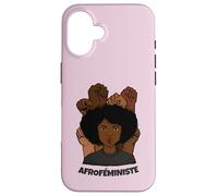 Afroféministe - Féminisme Idée Égalité Droits Femme Noire Coque pour iPhone 16