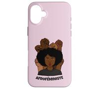 Afroféministe - Féminisme Idée Égalité Droits Femme Noire Coque pour iPhone 16 Plus