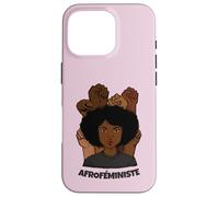 Afroféministe - Féminisme Idée Égalité Droits Femme Noire Coque pour iPhone 16 Pro