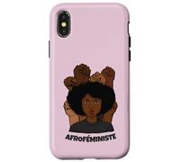 Afroféministe - Féminisme Idée Égalité Droits Femme Noire Coque pour iPhone X/XS
