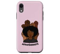 Afroféministe - Féminisme Idée Égalité Droits Femme Noire Coque pour iPhone XR