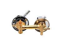 AFRUDDR Mitigeur En Laiton 2/3/4/5 Voies Sortie D'eau Vis Filetage Centre Distance 10 cm 12,5 cm Pour Salle De Bains Douche Mélangeur Robinet Cabine