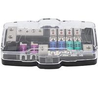 AFS 1 Dans 4 OUT, le porte-fusibles à voies éclairé stéréo audio Anl Blade Fuse Holder Distribution Blocs Accessoires de voiture